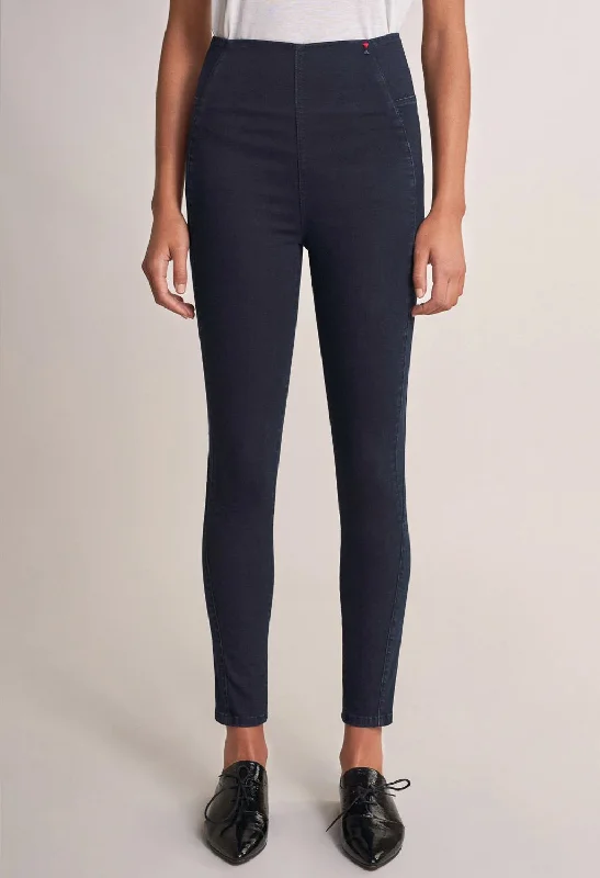 Rip and Tear Men's JeansHigh waisted dark Denim Jeggings