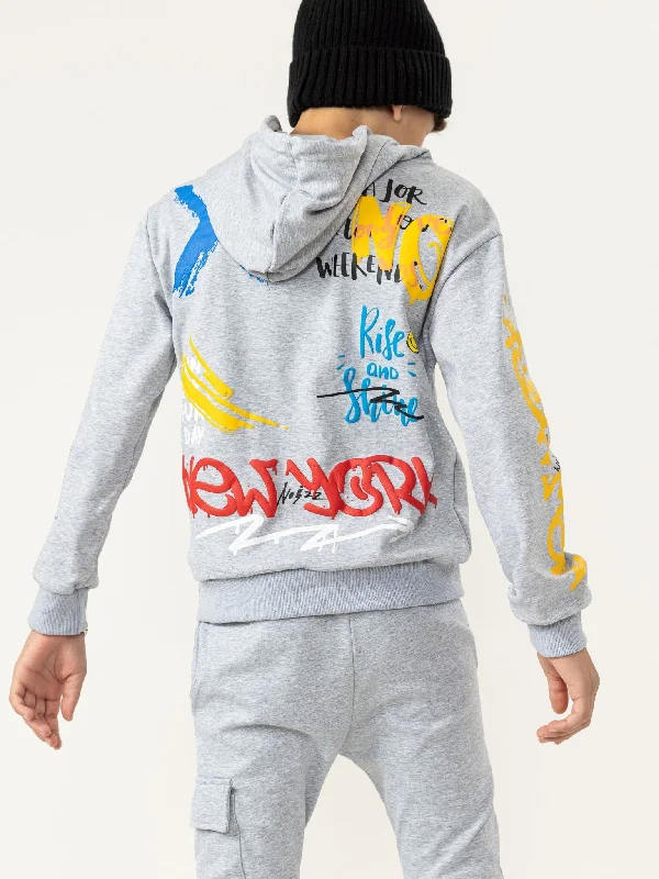 Men's Hoodies for SnowshoeingNEW YORK FASHION HOODIE SET TOP