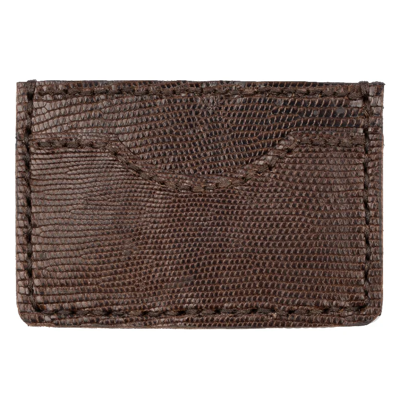 Baggy Men's JeansCard Case - Brown Lizard