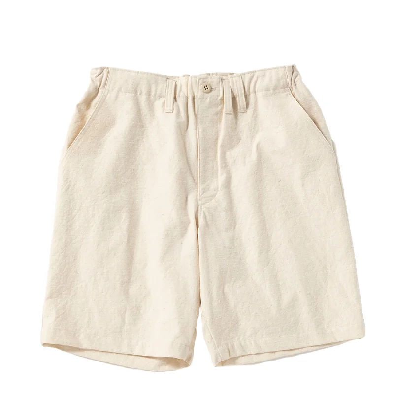 Men's Pants with Patchwork PatternsJackman Back Nep Umps Shorts Kinari / Ecru