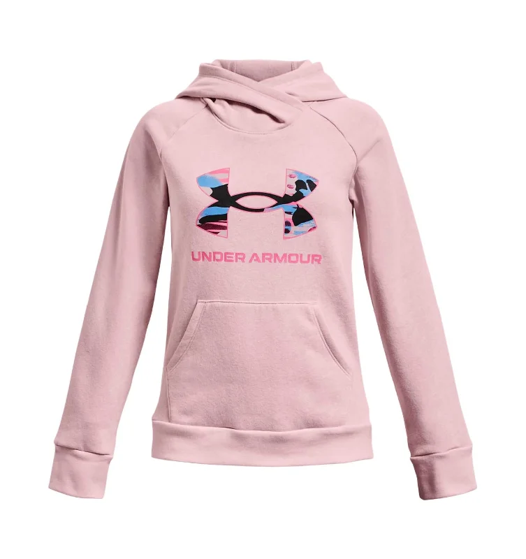 Men's Hoodies for LayeringGirls' Rival Fleece Big Logo Hoodie In Prime Pink / Pink Punk