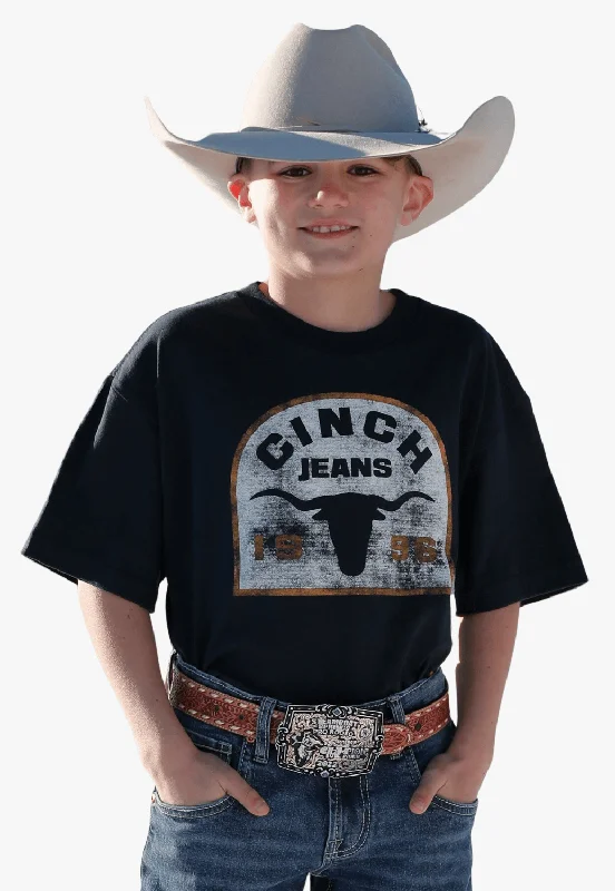 Men's Long-Sleeved ShirtsCinch Boys Cinch Jeans T-Shirt