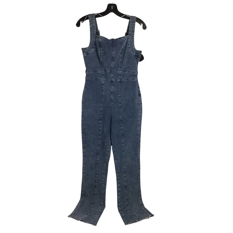 Men's Denim Shorts for SummerOveralls By Justify In Blue Denim, Size: S