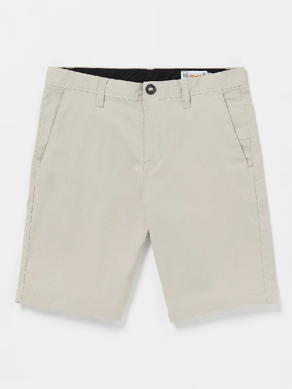 Men's Pants with Faux Leather PatchesFrickin Modern Stretch Chino Shorts - Stone