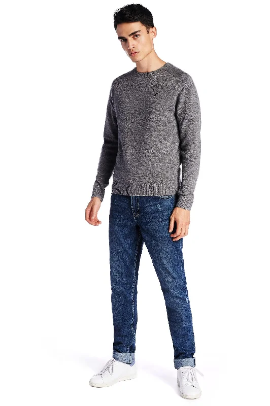 Casual Men's Pullover SweatersMen's Casual Fit Knitted Sweater