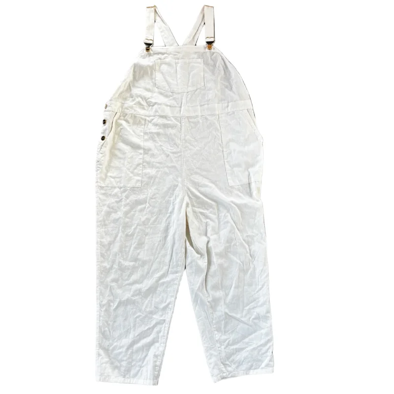 Men's Patterned Pants with StripesOveralls By Target-designer In White, Size: 1x