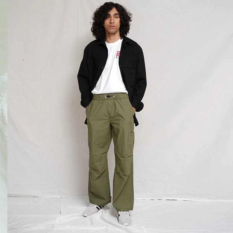 Casual Ripped Men's JeansParachute Cargo Trouser