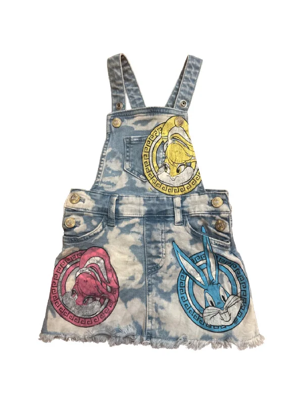 Men's High-Waisted Pants for a Retro StyleMonnalisa Overall Dress 2T