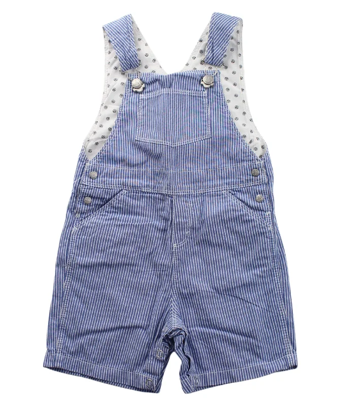 Men's Pants with Adjustable WaistbandsPetit Bateau Overall Short 12-18M