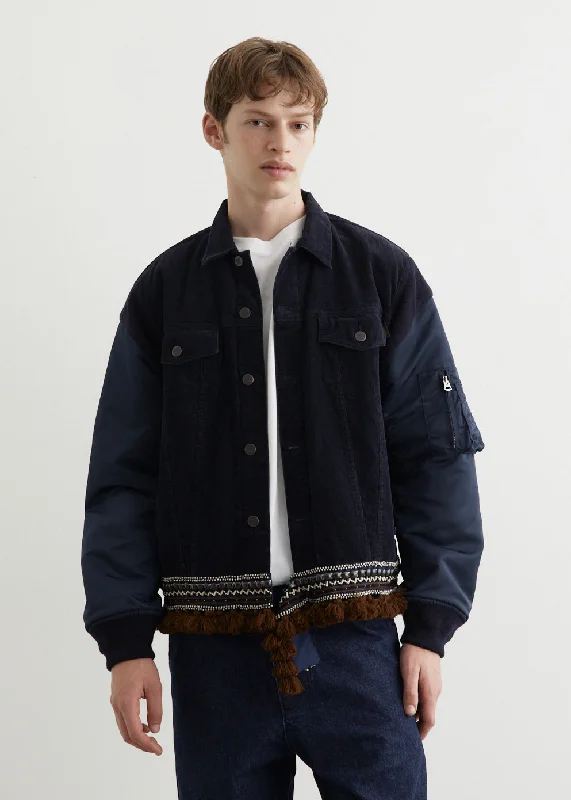 Men's Coats with VentilationPuffy Coach Jacket