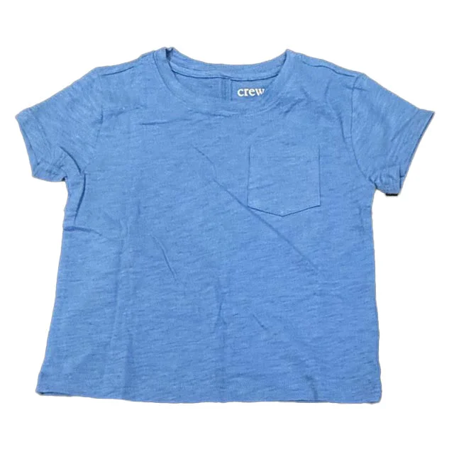 Men's Shirts with Rounded HemlinesCrewcuts Girls Blue T-Shirt