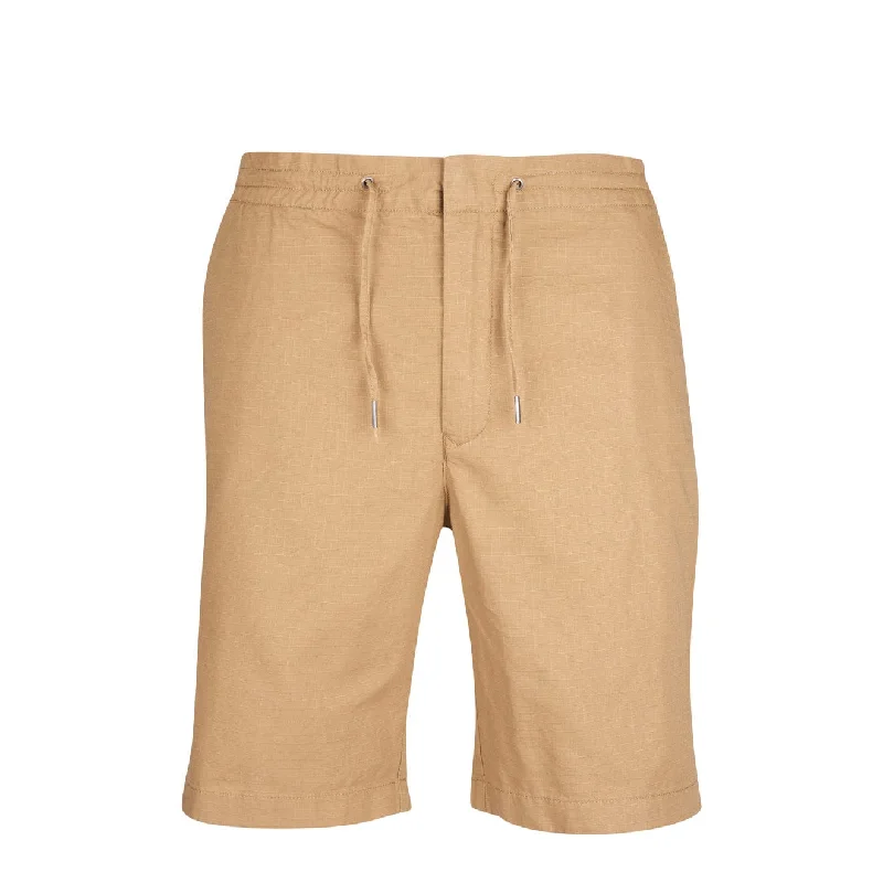 Men's Zippered Pants for SecurityBarbour Roller Ripstop Shorts Sand