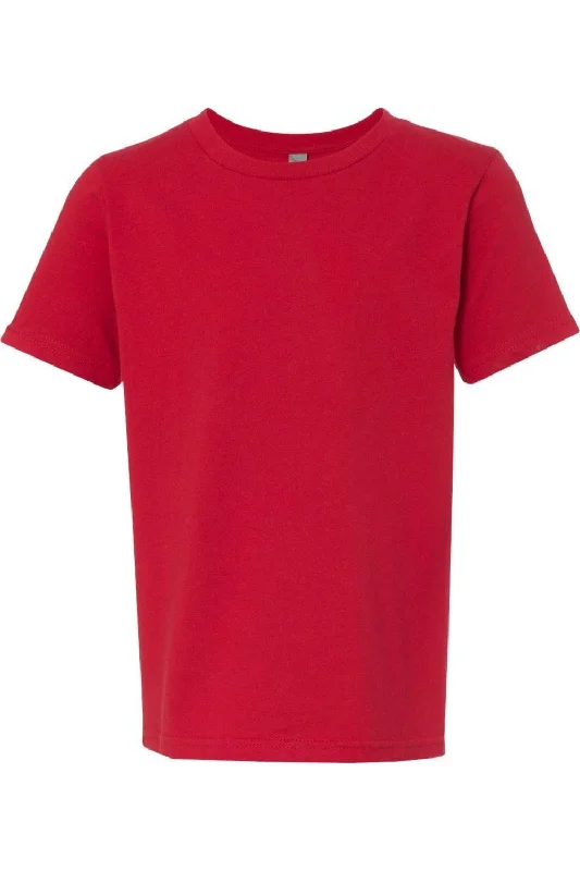 Men's Shirts with Pleated HemlinesNext Level Youth Cotton T-Shirt