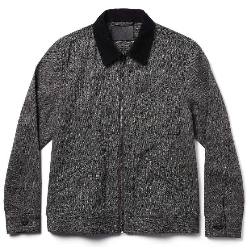 Men's Coats with Relaxed FitsThe Ignition Jacket in Indigo Salt and Pepper