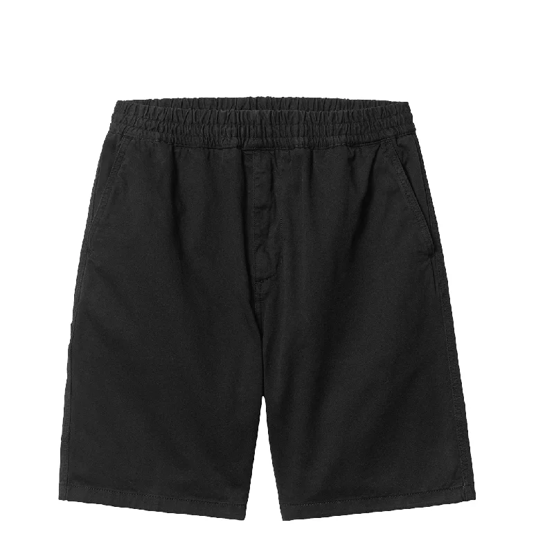 Men's Pants with Adjustable CuffsCarhartt WIP Flint Short Black