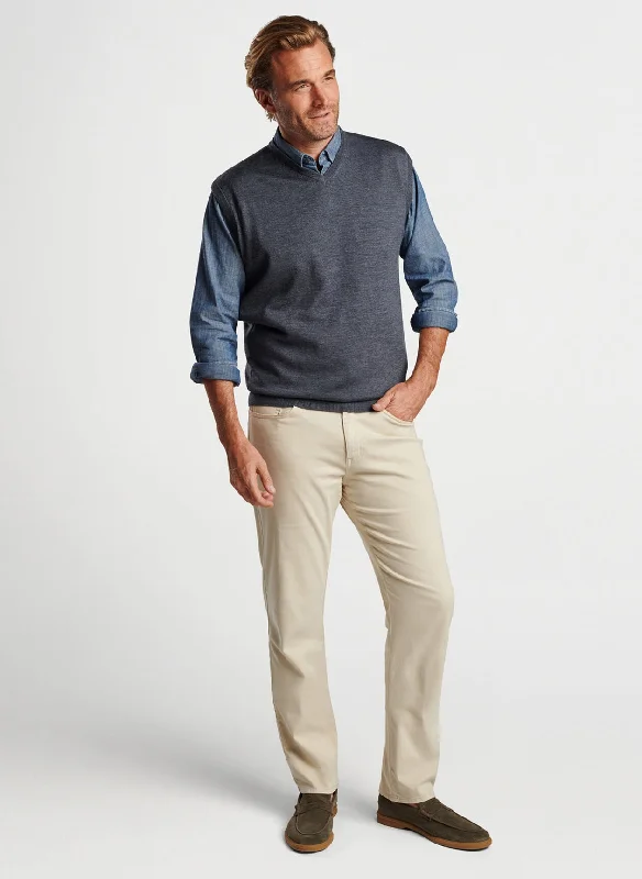 Men's Sweaters with PocketsAutumn Crest V-Neckvest