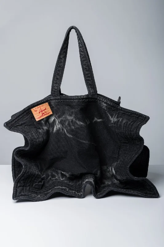 Y/Project Maxi Wire Cabas Bag in Black Whiskers