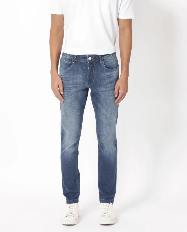 Men's Straight-Leg JeansRare Rabbit Men's Toke Blue Mid Wash Mid-Rise Slim Fit Jeans Men's Straight-Leg JeansRare Rabbit Men's Toke Blue Mid Wash Mid-Rise Slim Fit Jeans