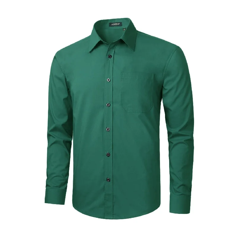 Men's Graphic Print T-Shirts for a Statement LookMen's Dress Shirt with Pocket - DRAK GREEN Men's Graphic Print T-Shirts for a Statement LookMen's Dress Shirt with Pocket - DRAK GREEN