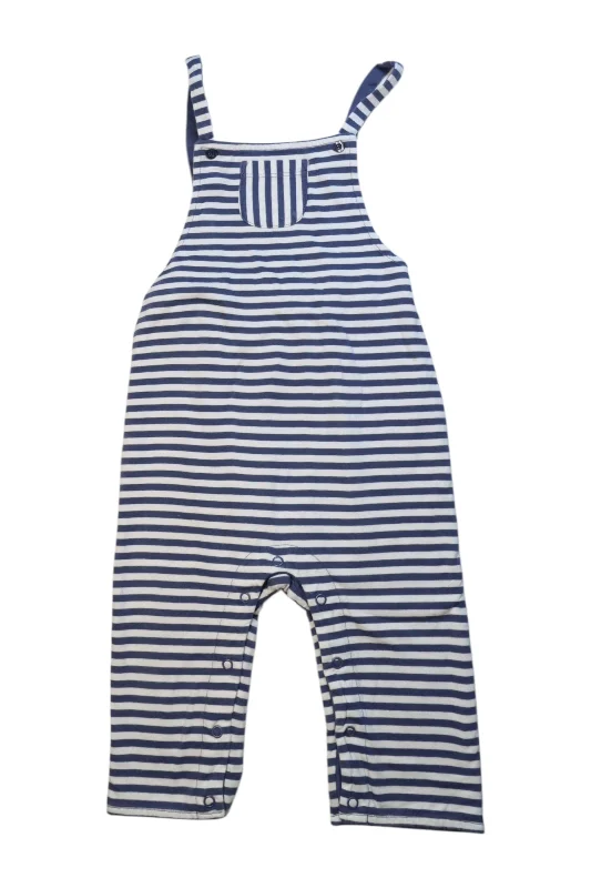 Layered Men's OverallsThe Little White Company Striped Overalls 18-24M