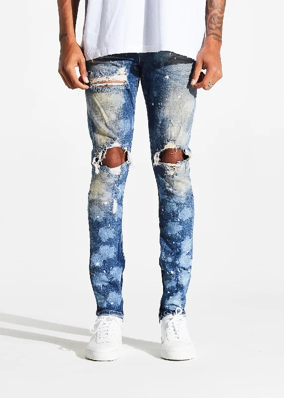 Inexpensive Rip and Tear Men's JeansPacific Denim (Sandy Blue)