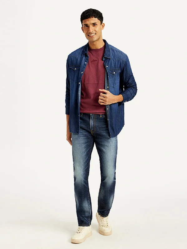 Wide-Leg Men's JeansMen's 511 Slim Fit Navy Jeans