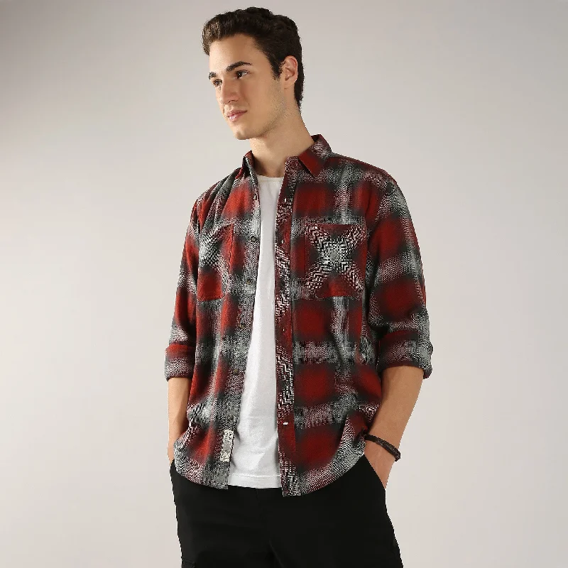 Men's Machine-Washable Shirts for ConvenienceCheckered Modern Explorer Lumber Jack Casual Shirt Men's Machine-Washable Shirts for ConvenienceCheckered Modern Explorer Lumber Jack Casual Shirt