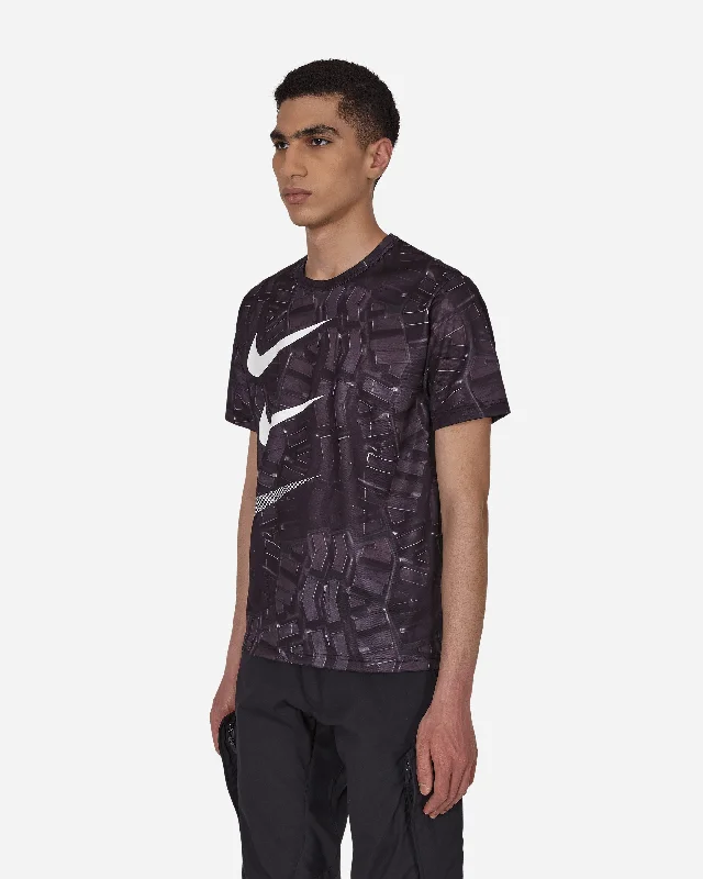 Nike Vertical Triple Tick T-Shirt Black