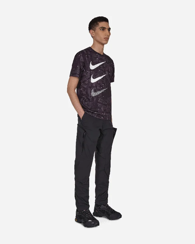 Nike Vertical Triple Tick T-Shirt Black