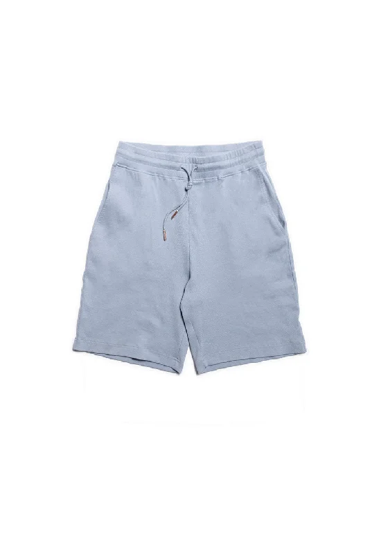 The Ribbed Shorts - Sky Blue