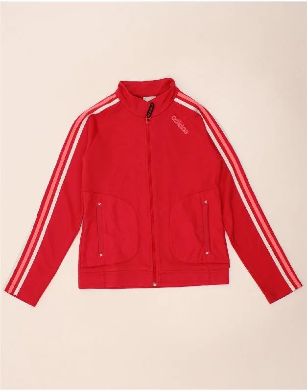 Men's Coats with LiningADIDAS Girls Tracksuit Top Jacket 13-14 Years  Pink Cotton