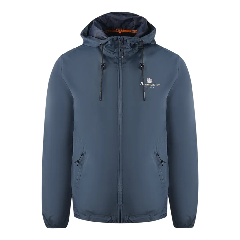 Men's Coats for Tall MenAquascutum London Logo Navy Blue Active Windbreaker Jacket Men's Coats for Tall MenAquascutum London Logo Navy Blue Active Windbreaker Jacket