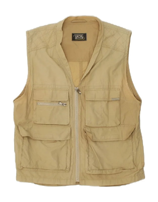 Men's Coats for SnowboardingCAMEL ACTIVE Mens Utility Gilet UK 40 Large Beige
