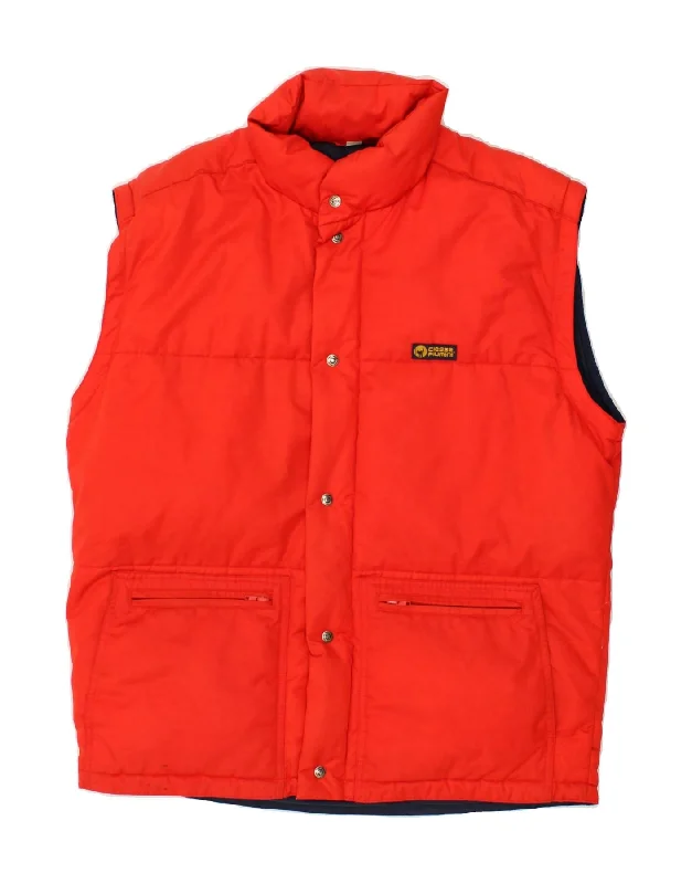 Men's Coats with Hidden PocketsCIESSE PIUMINI Mens Padded Gilet UK 40 Large Red