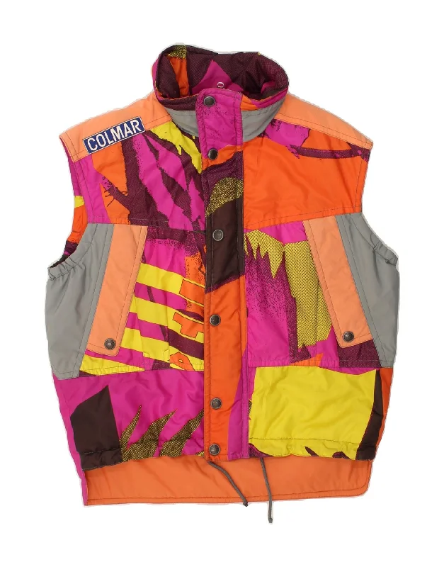 Casual Men's Bomber JacketsCOLMAR Mens Graphic Gilet UK 38 Medium Multicoloured Colourblock Sports Casual Men's Bomber JacketsCOLMAR Mens Graphic Gilet UK 38 Medium Multicoloured Colourblock Sports