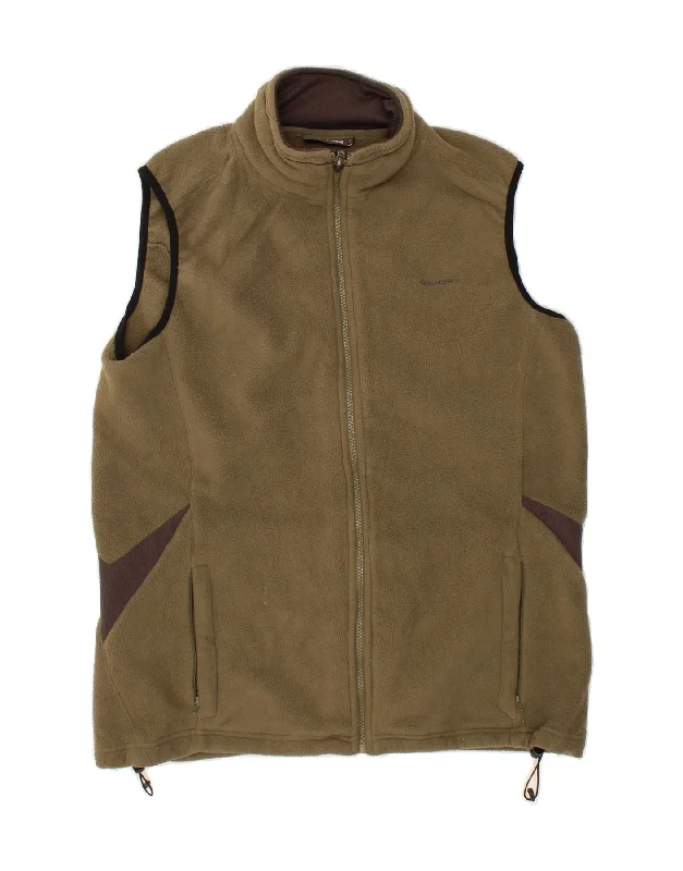 High-Quality Men's Duffle CoatsCRAGHOPPERS Mens Fleece Gilet UK 38 Medium Khaki Polyester High-Quality Men's Duffle CoatsCRAGHOPPERS Mens Fleece Gilet UK 38 Medium Khaki Polyester