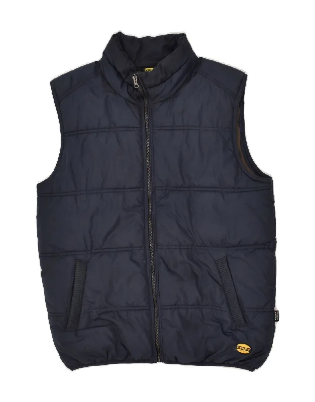 Men's Coats with Embroidered DetailsDIADORA Mens Padded Gilet UK 40 Large Navy Blue Polyester Men's Coats with Embroidered DetailsDIADORA Mens Padded Gilet UK 40 Large Navy Blue Polyester