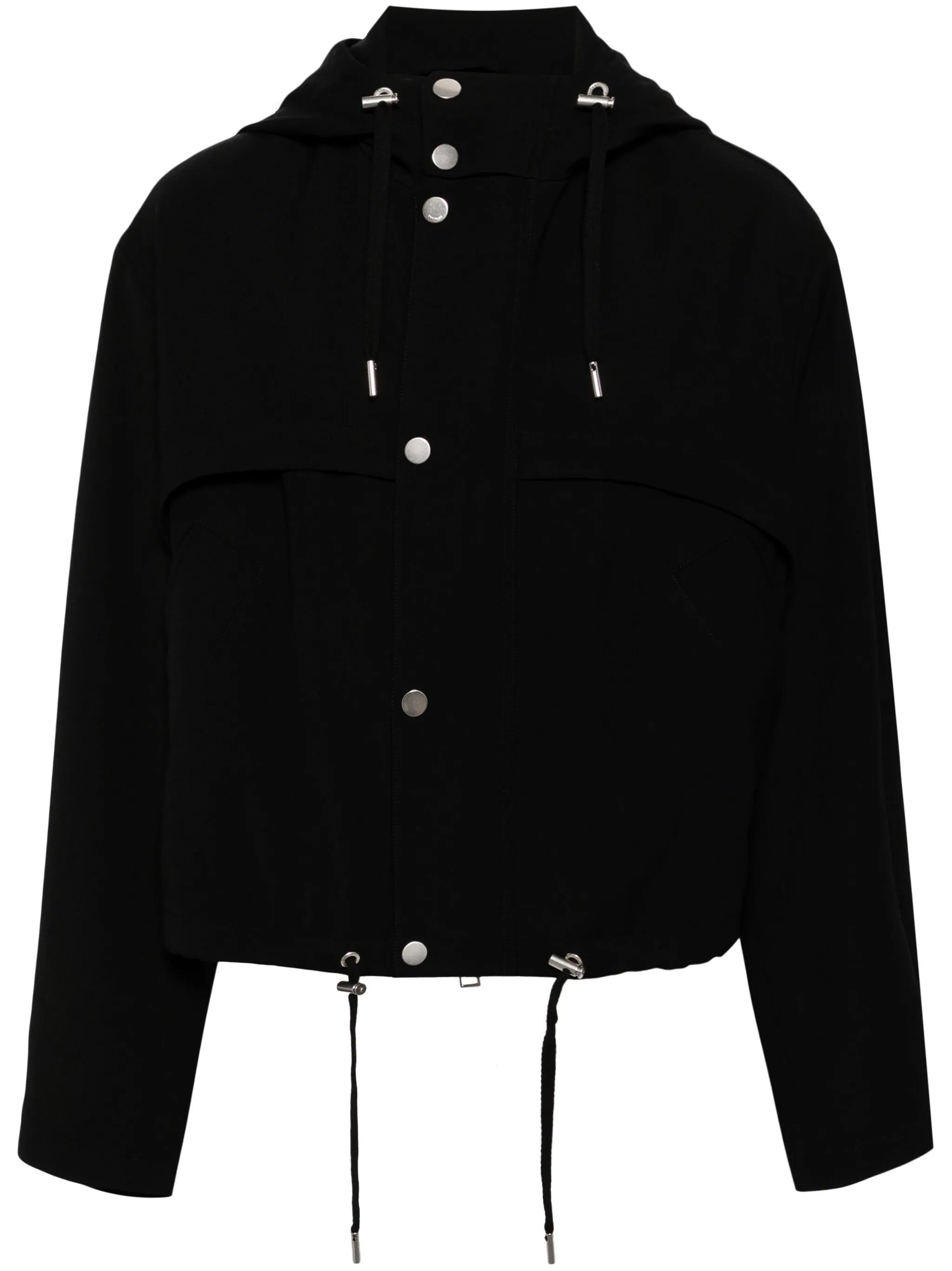 Men's Coats for SpringDrawstring Hooded Jacket