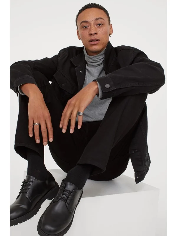 Men's Coats with Modern CutsMens Casual Cotton Button Up Denim Jacket