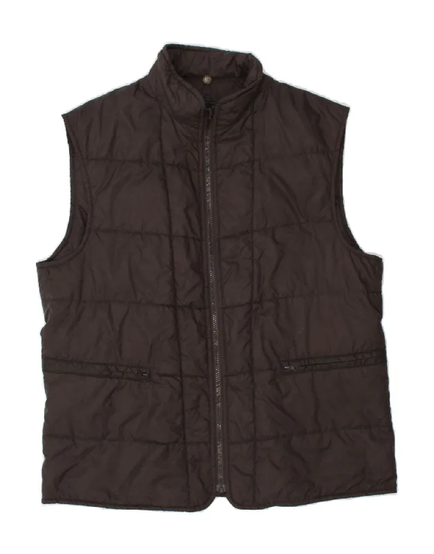 Men's Coats with Synthetic InsulationFAY Mens Padded Gilet UK 42 XL Brown