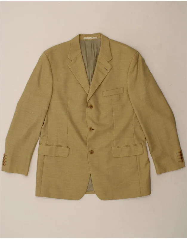 Men's Coats Made in the USAFERAUD Mens 3 Button Blazer Jacket IT 52 XL Beige New Wool Men's Coats Made in the USAFERAUD Mens 3 Button Blazer Jacket IT 52 XL Beige New Wool