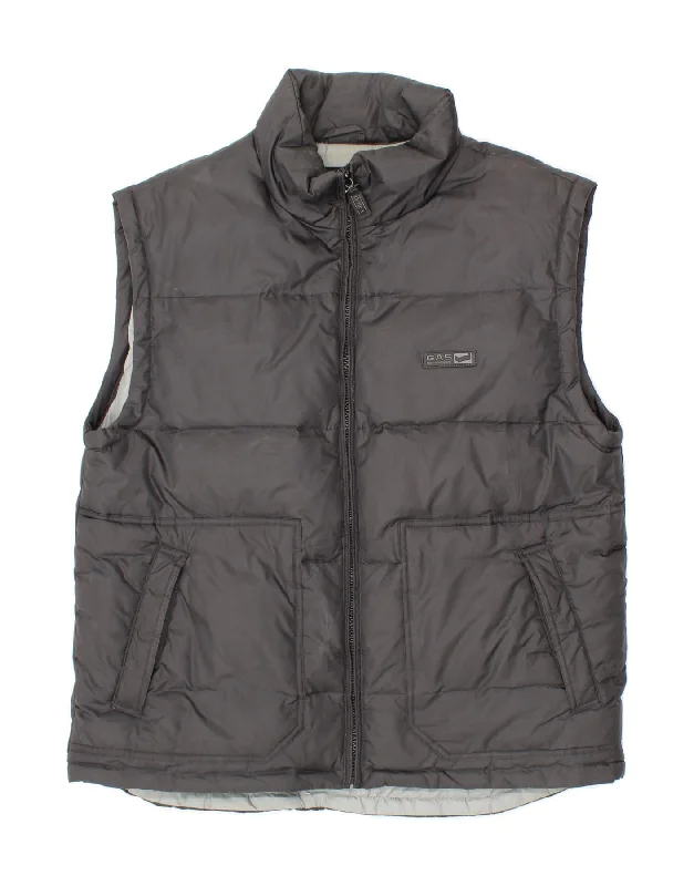 Men's Coats for Rainy WeatherGAS Mens Padded Gilet UK 42 XL Grey Nylon