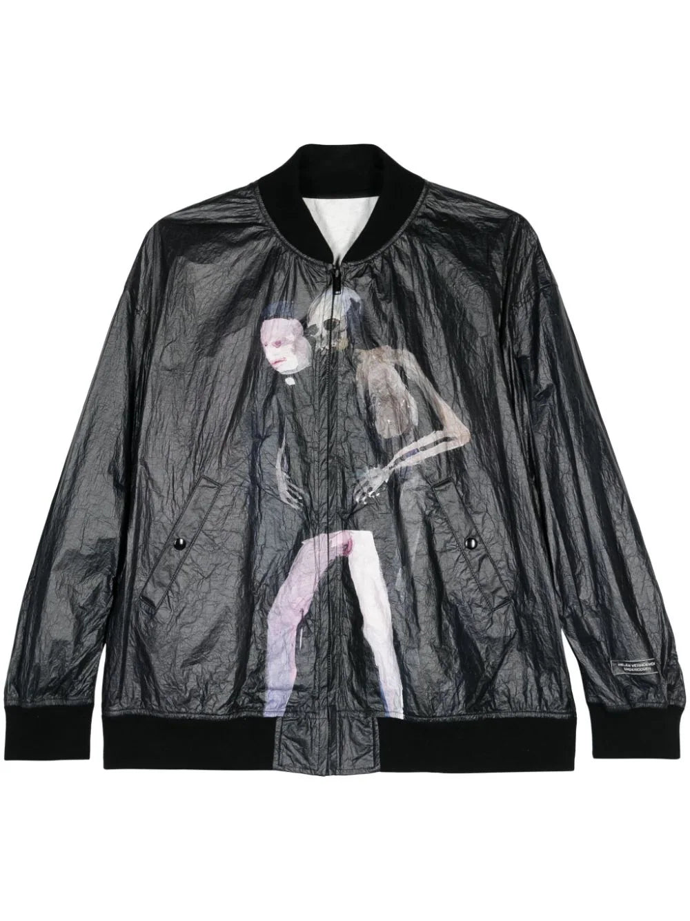 Men's Coats for Outdoor ActivitiesGraphic-Print Bomber Jacket