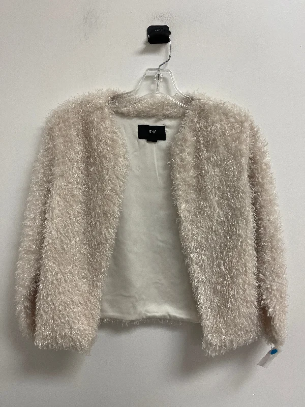 Men's Coats with Water-Repellent FabricJacket Faux Fur & Sherpa By H&m In Cream, Size: M Men's Coats with Water-Repellent FabricJacket Faux Fur & Sherpa By H&m In Cream, Size: M