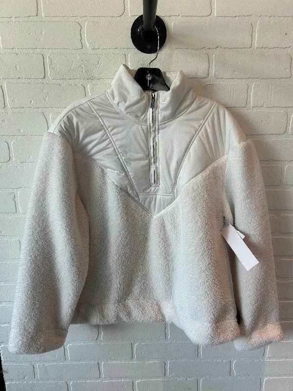 Men's Coats with Belted WaistsJacket Faux Fur & Sherpa By Style And Company In White, Size: M Men's Coats with Belted WaistsJacket Faux Fur & Sherpa By Style And Company In White, Size: M