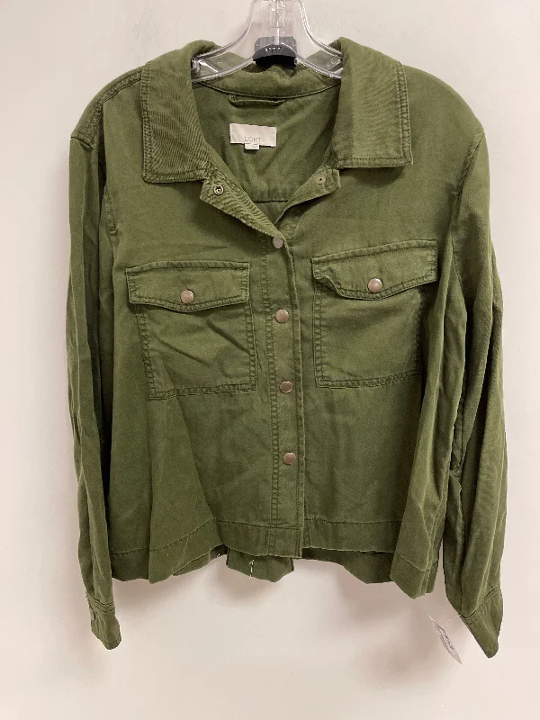 Designer Men's OvercoatsJacket Other By Loft In Green, Size: L