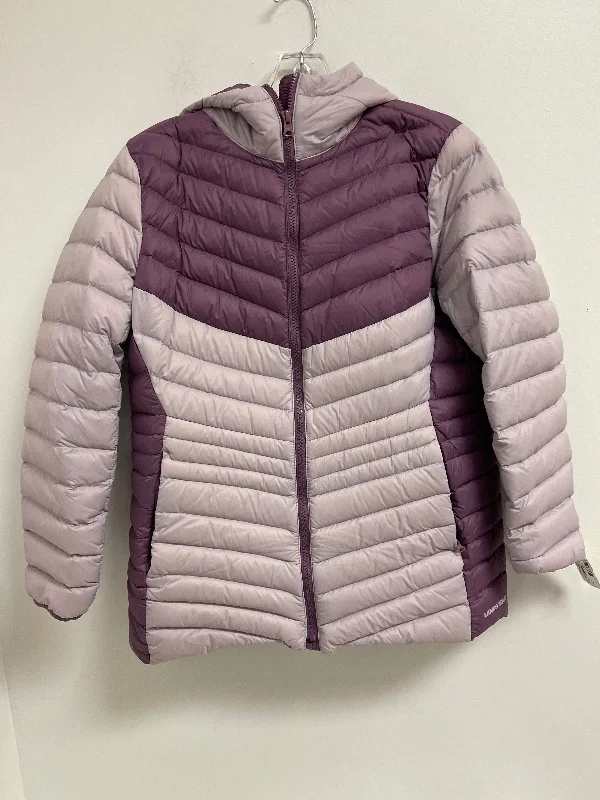 Men's Coats for Winter SportsJacket Puffer & Quilted By Lands End In Purple, Size: Mp Men's Coats for Winter SportsJacket Puffer & Quilted By Lands End In Purple, Size: Mp