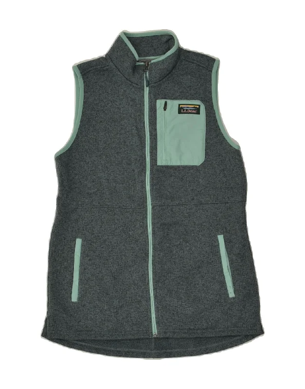 Men's Coats with Removable LiningsL.L.BEAN Mens Gilet UK 36 Small Grey Polyester