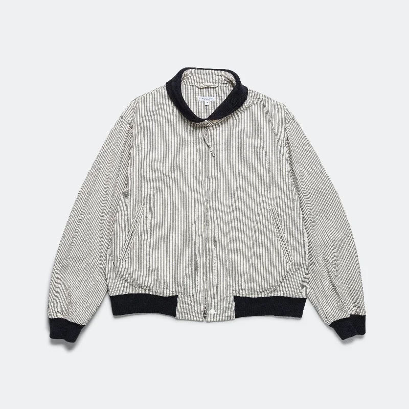 Men's Coats for All SeasonsLL Jacket - Navy/Natural Cotton Seersucker
