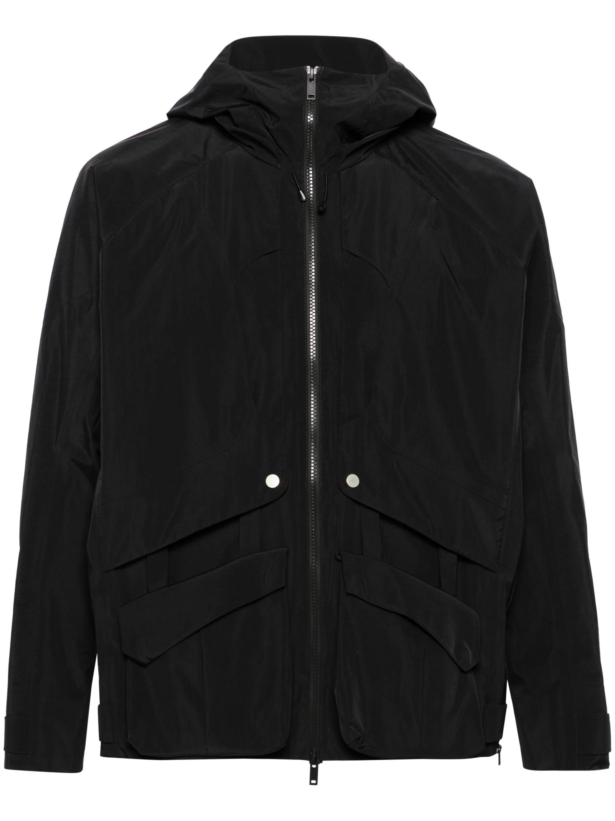 Men's Coats with Relaxed FitsLobe Panelled Hooded Jacket
